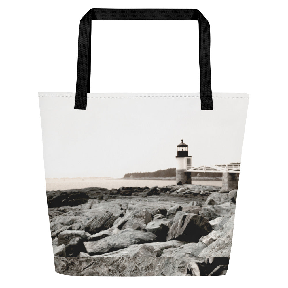 Large Tote - Marshall Point Lighthouse