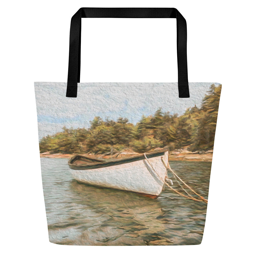 Large Tote Bag - The Row Boat