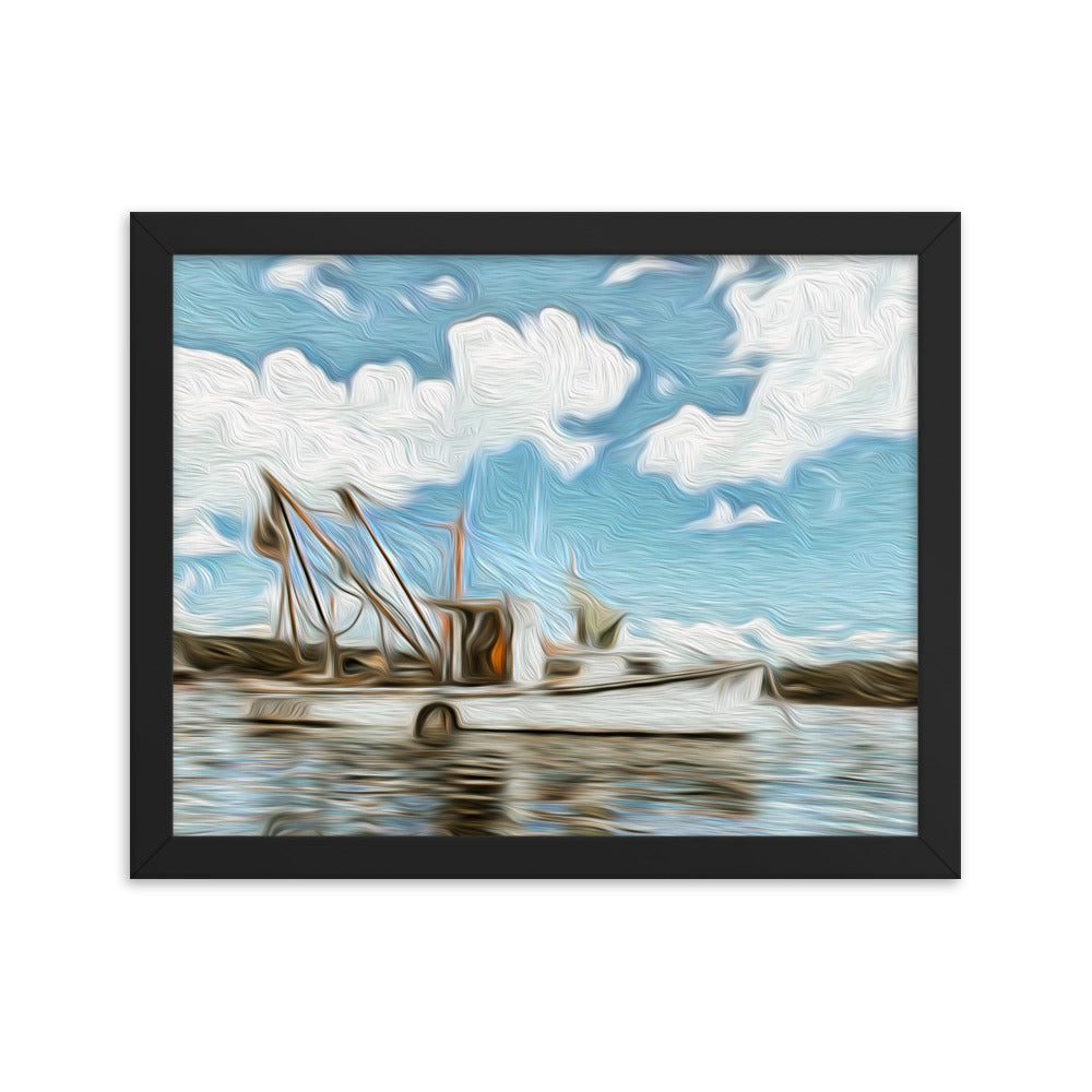 Framed Poster - The Fishing Boat