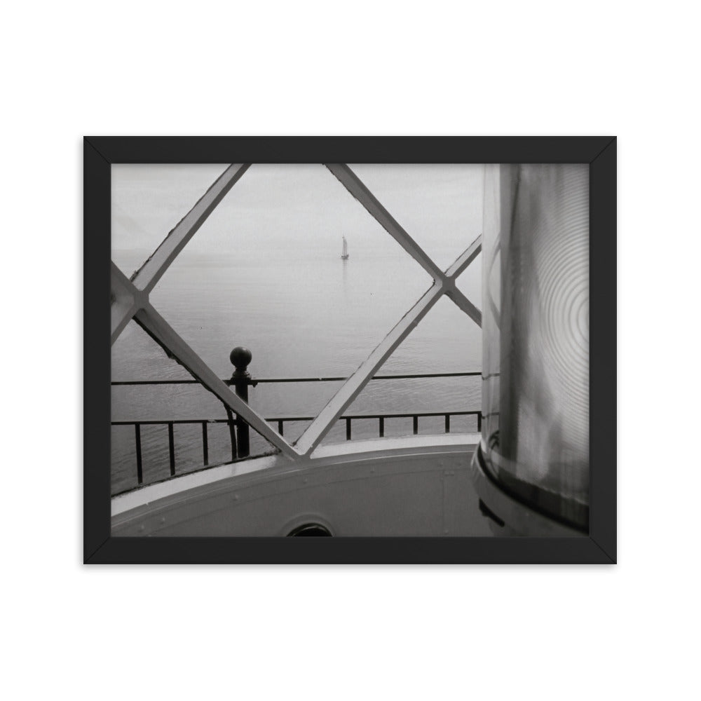 Framed Poster - View From The Lighthouse