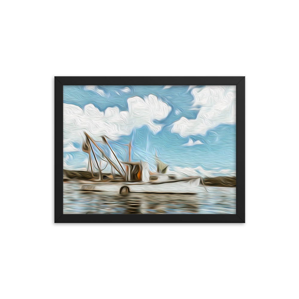 Framed Poster - The Fishing Boat