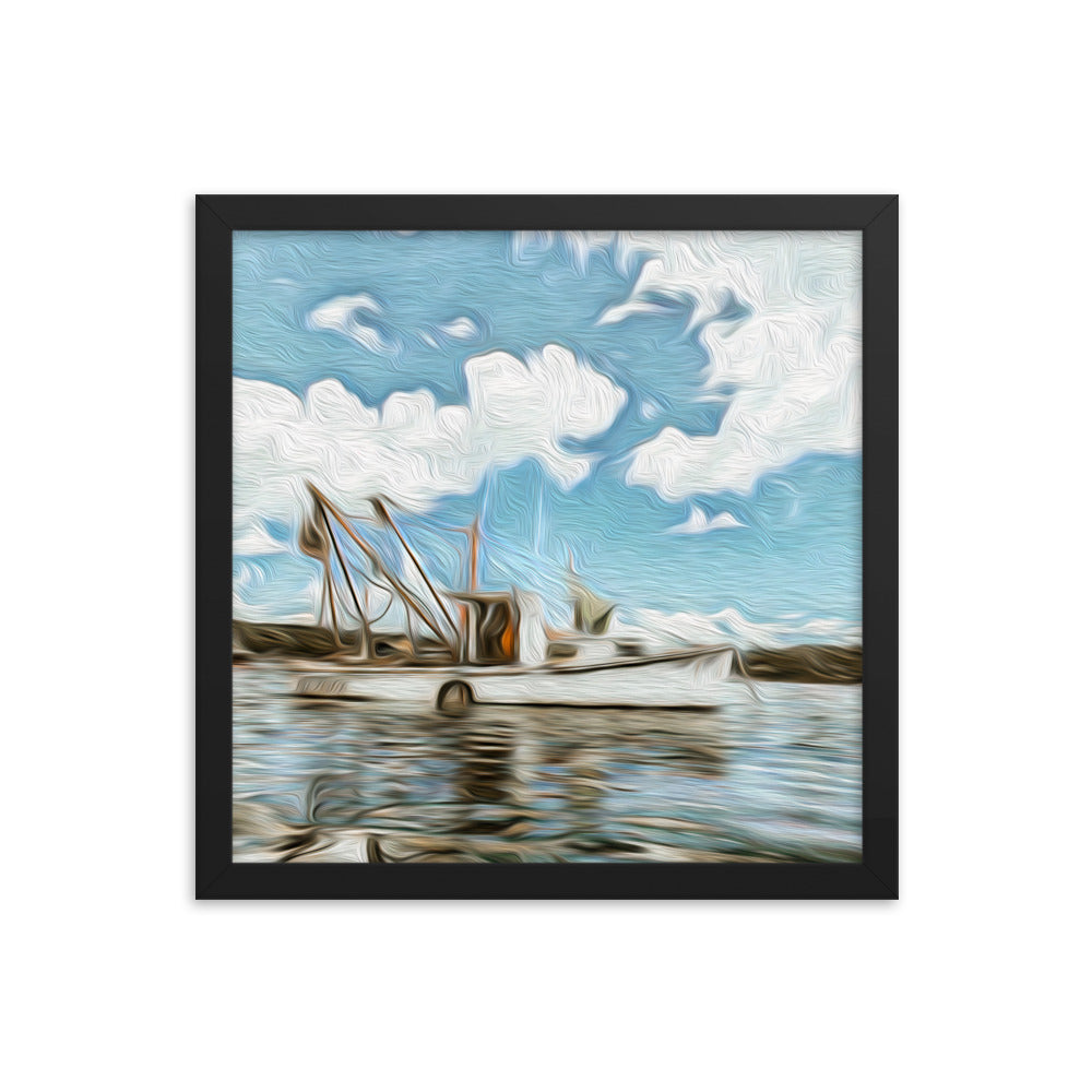 Framed Poster - The Fishing Boat