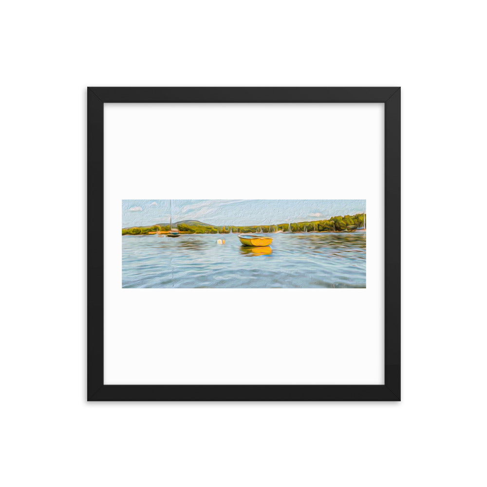 Framed Poster - The Yellow Boat