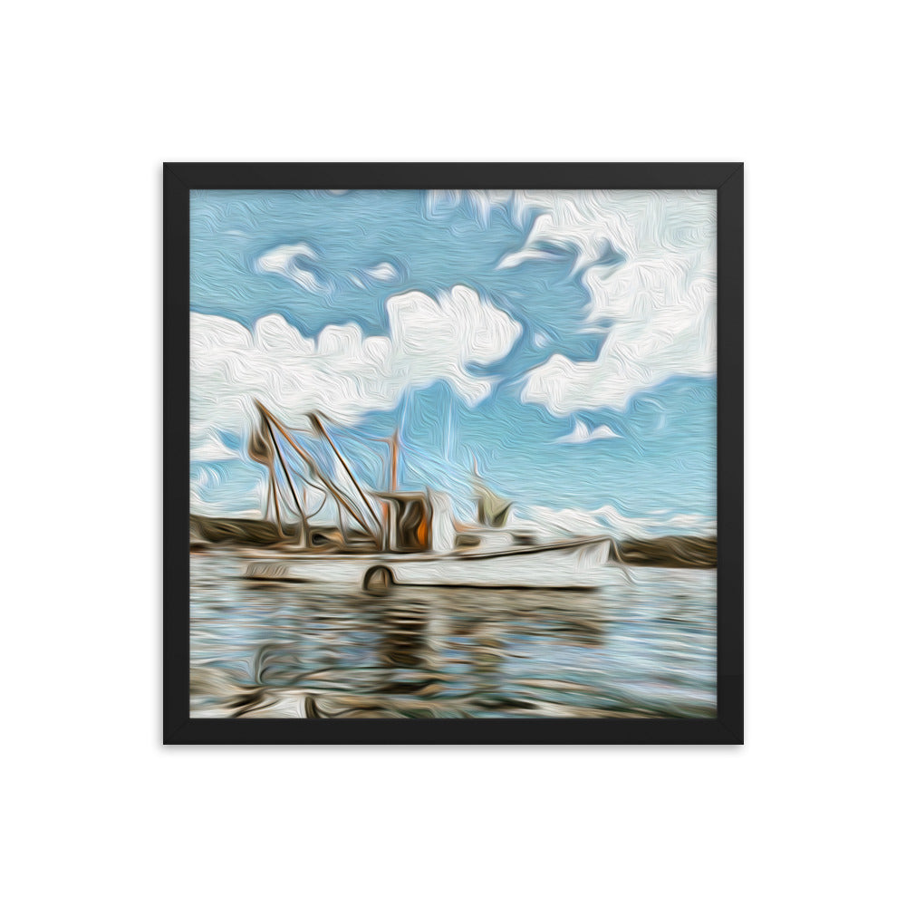 Framed Poster - The Fishing Boat