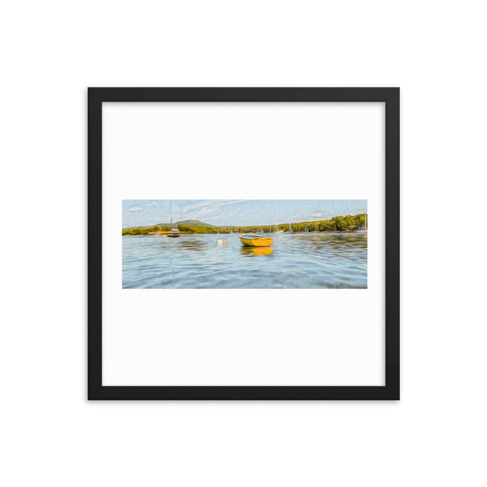 Framed Poster - The Yellow Boat