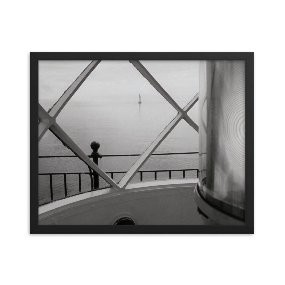 Framed Poster - View From The Lighthouse