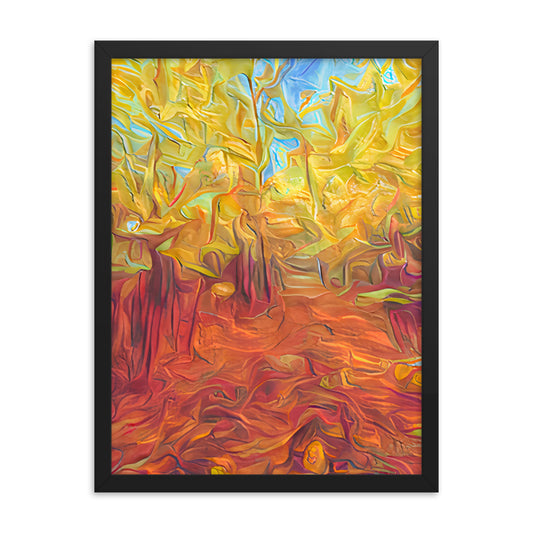 Framed Poster - Bright Autumn Gold