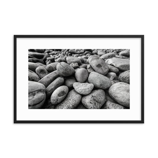 Framed Poster - Rocks On The Beach