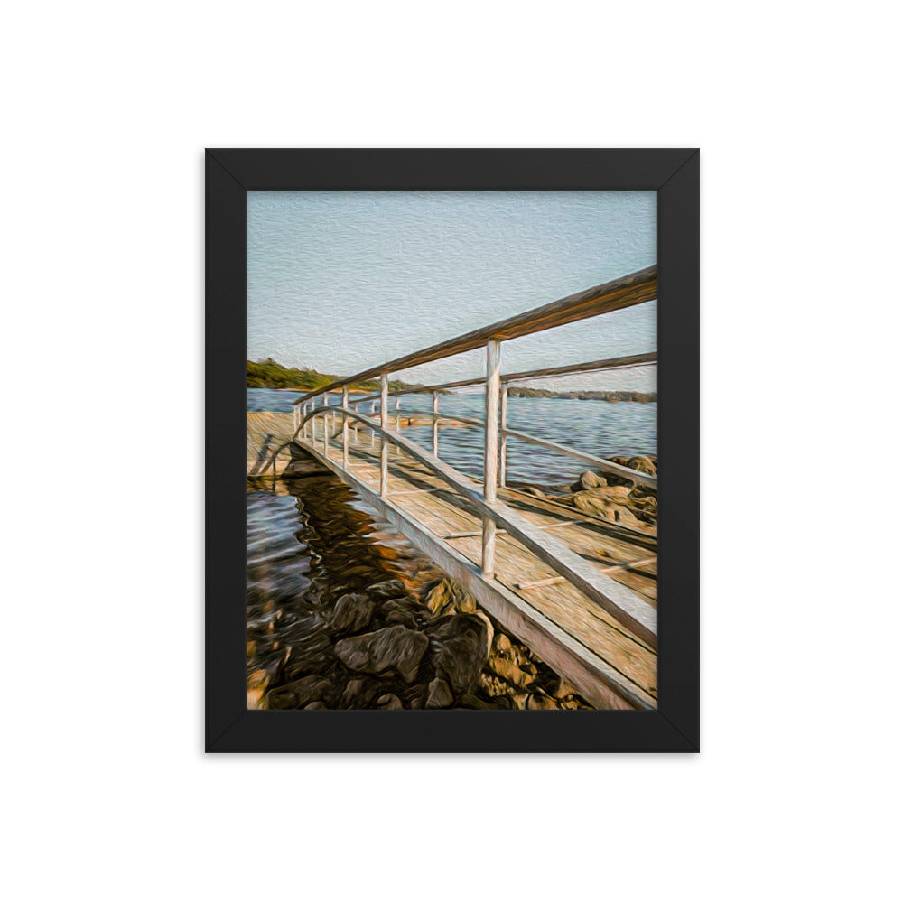 Framed Poster - Gangway To The Bay