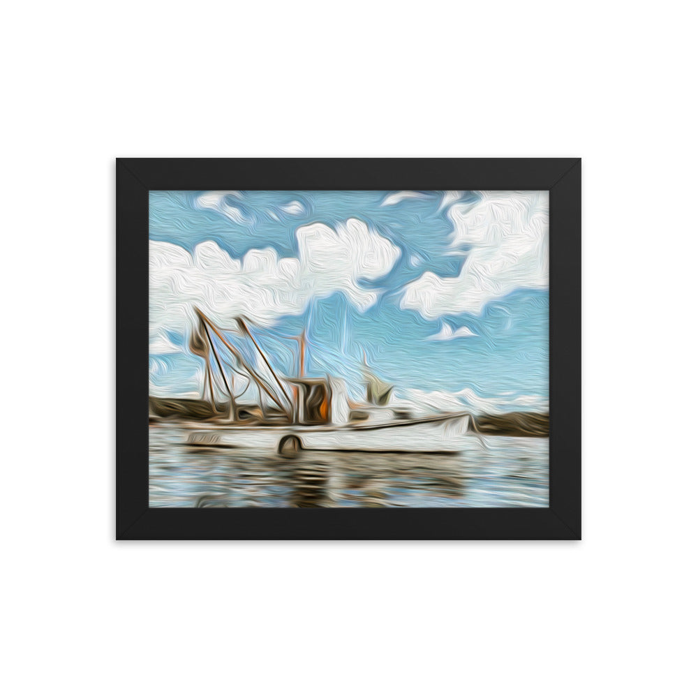 Framed Poster - The Fishing Boat