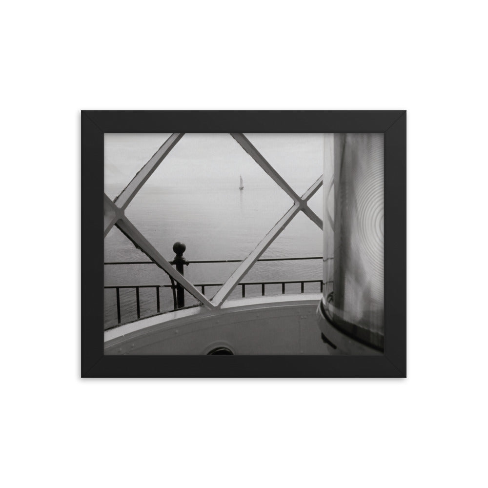 Framed Poster - View From The Lighthouse