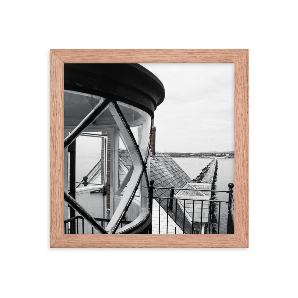 Framed Poster - The Breakwater Lighthouse