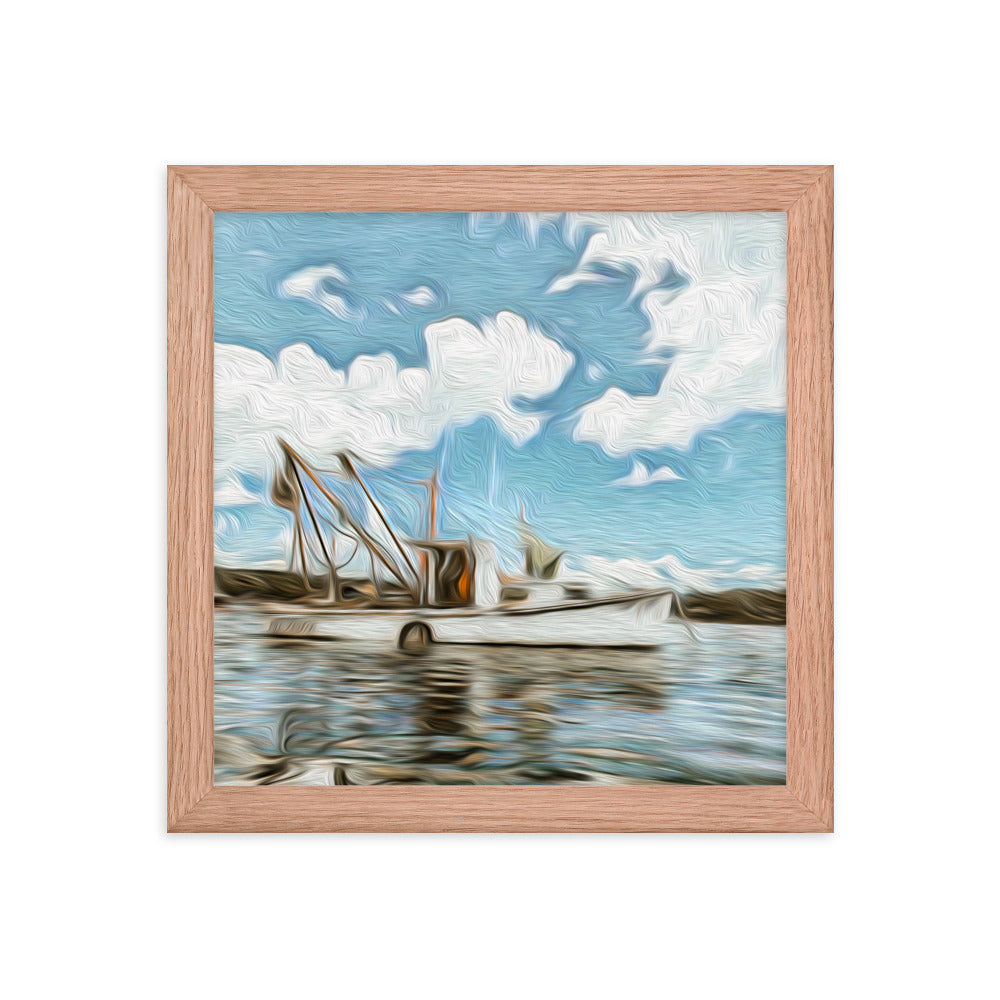 Framed Poster - The Fishing Boat