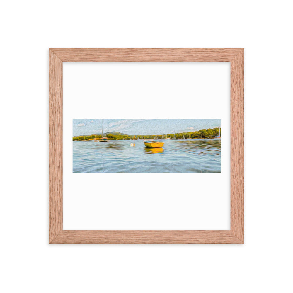 Framed Poster - The Yellow Boat