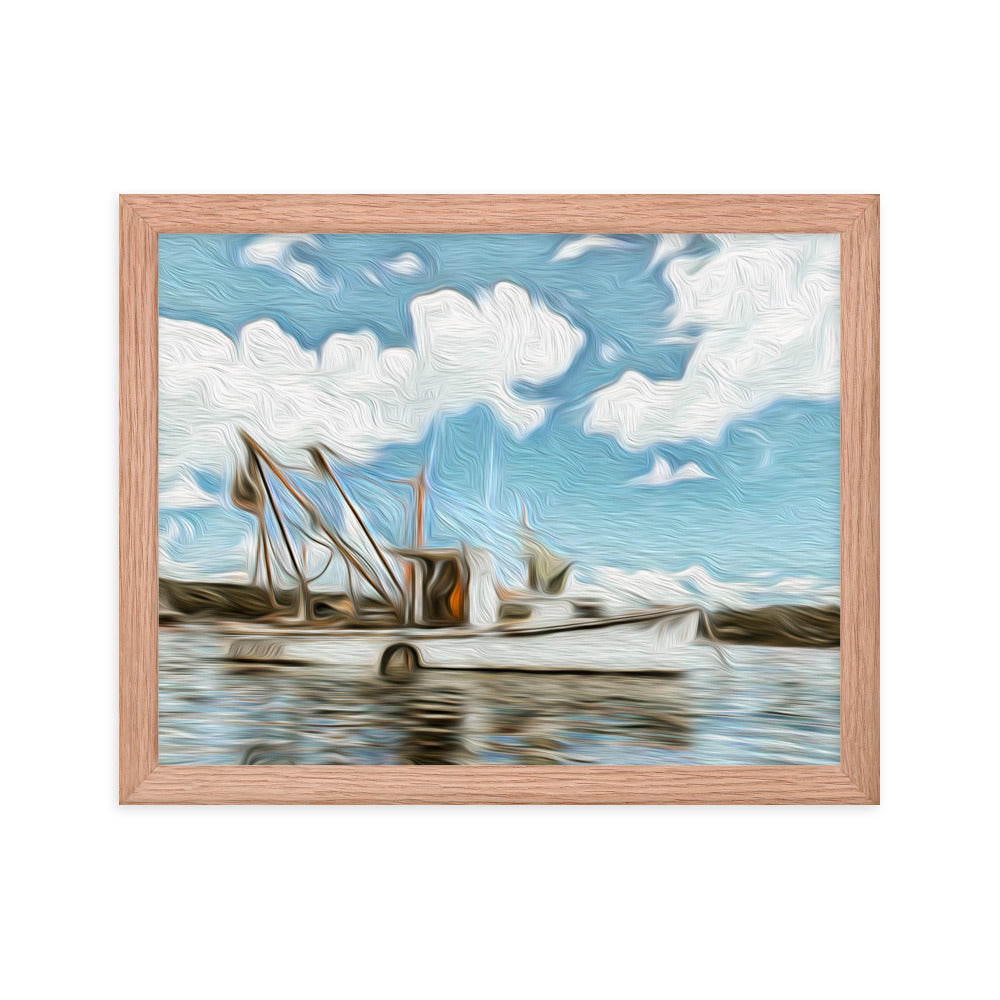 Framed Poster - The Fishing Boat