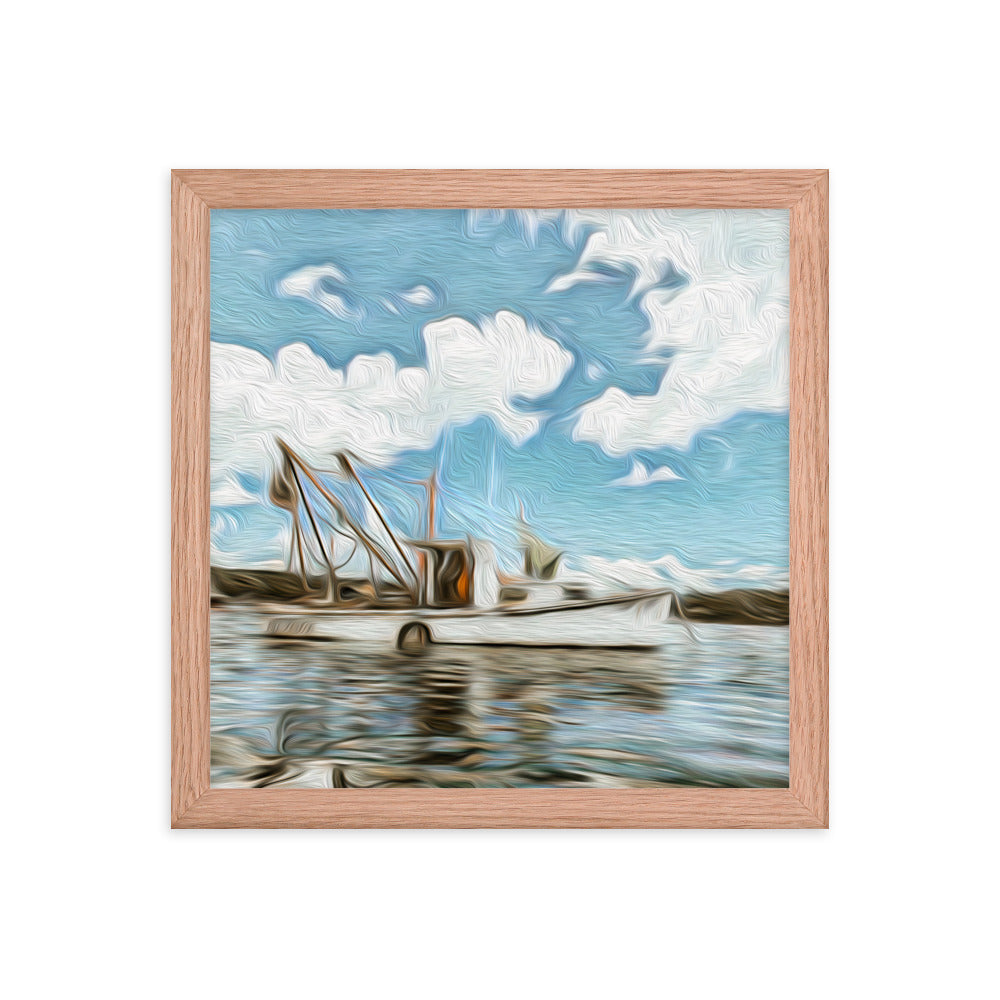 Framed Poster - The Fishing Boat