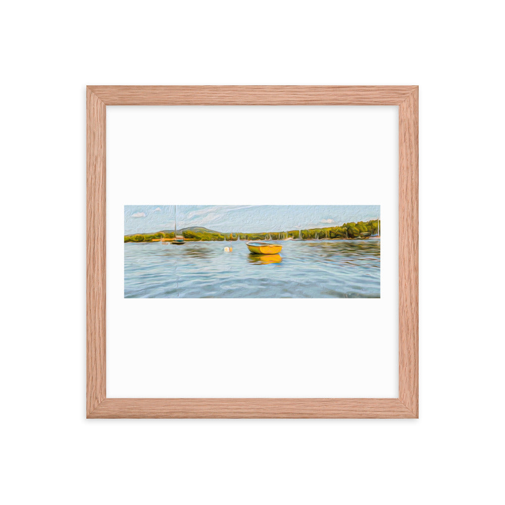 Framed Poster - The Yellow Boat