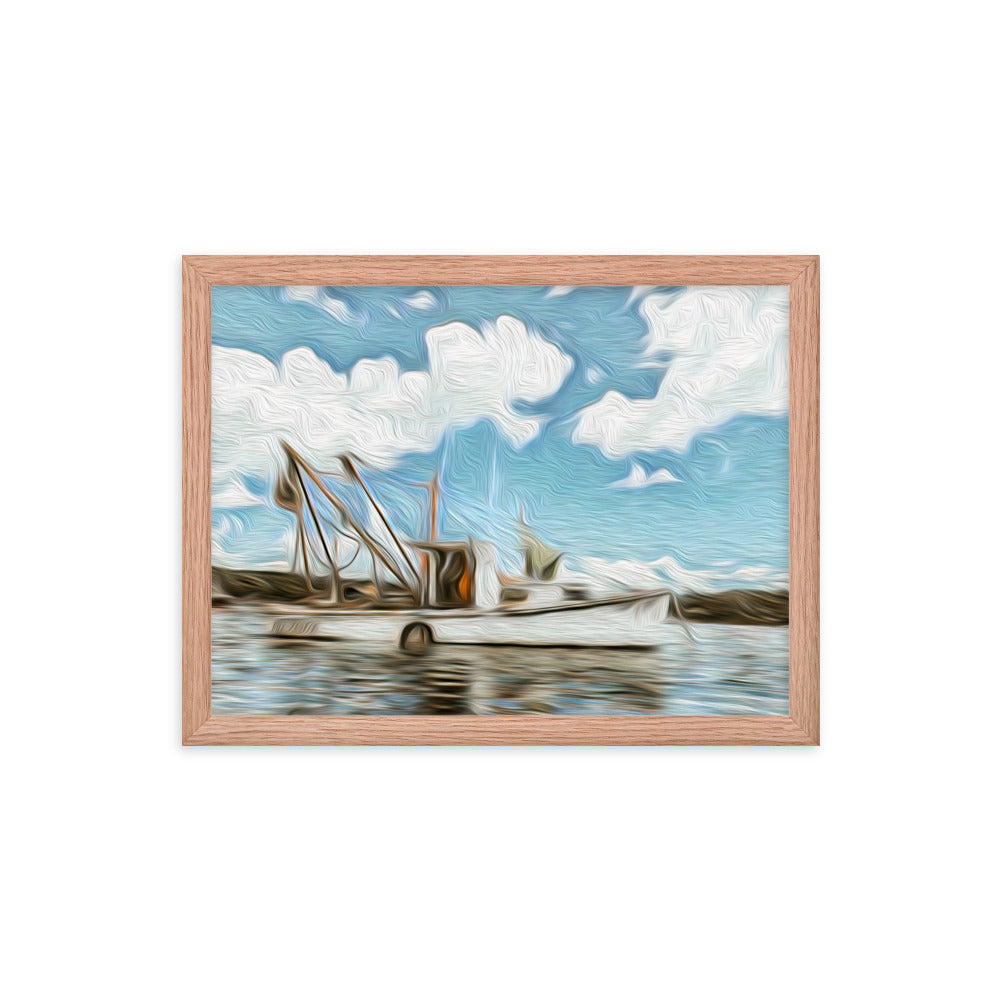 Framed Poster - The Fishing Boat