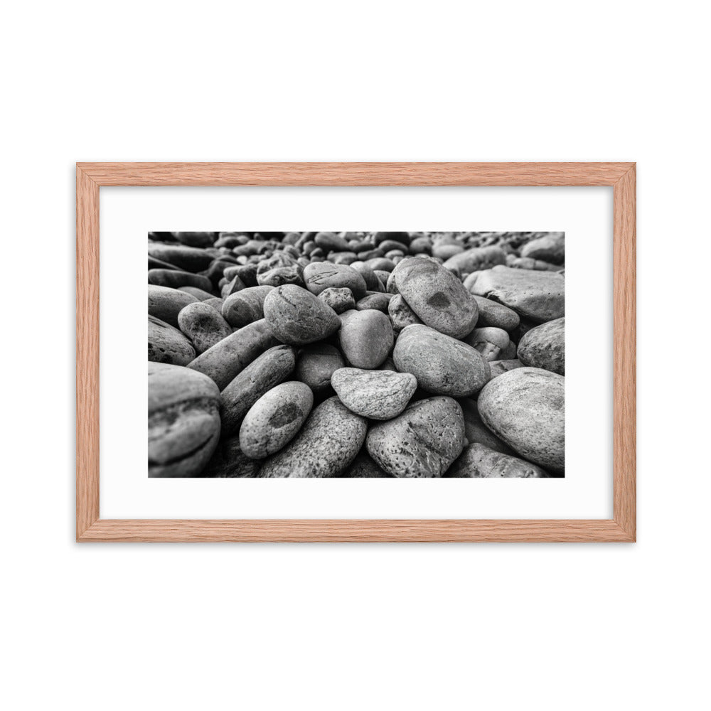 Framed Poster - Rocks On The Beach