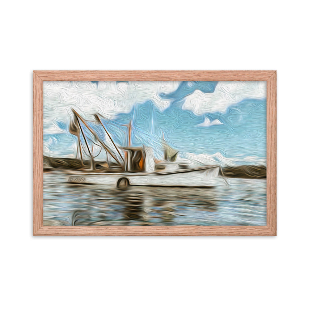 Framed Poster - The Fishing Boat