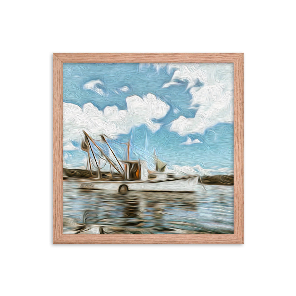 Framed Poster - The Fishing Boat