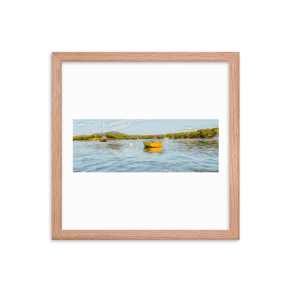 Framed Poster - The Yellow Boat