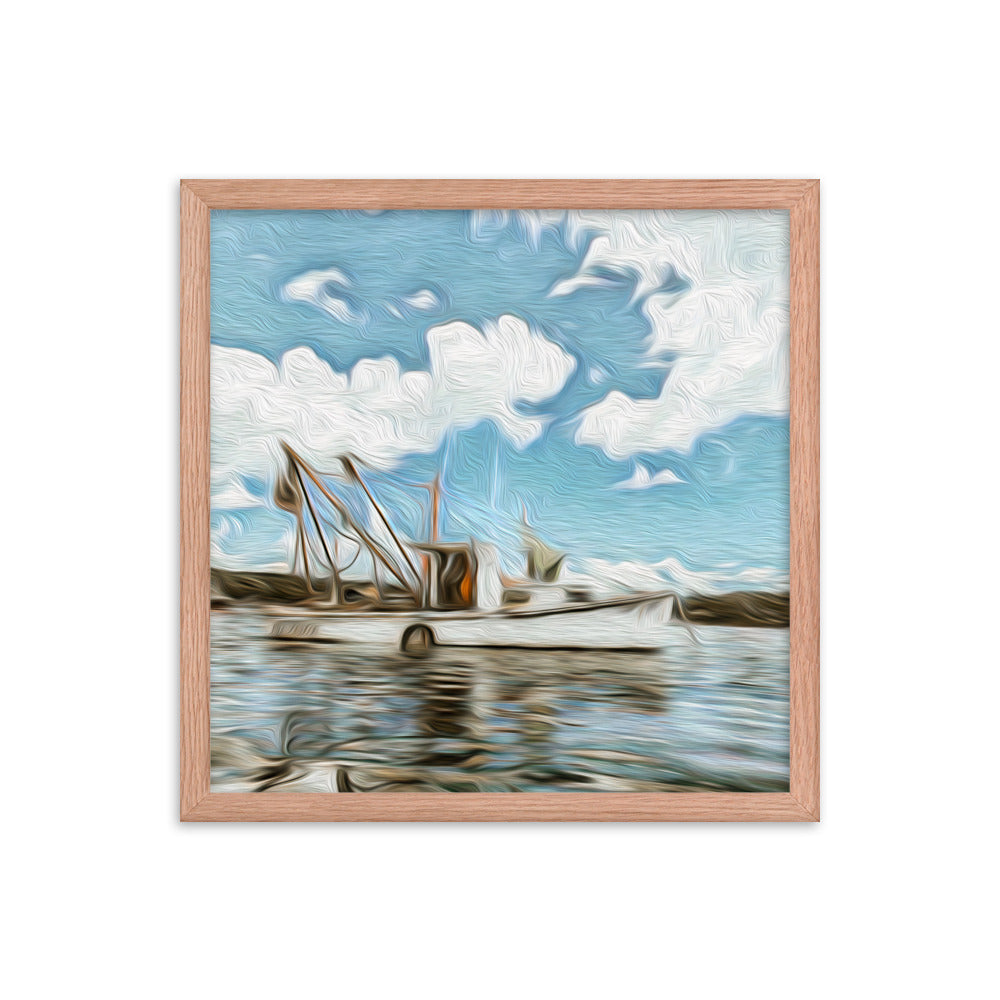 Framed Poster - The Fishing Boat