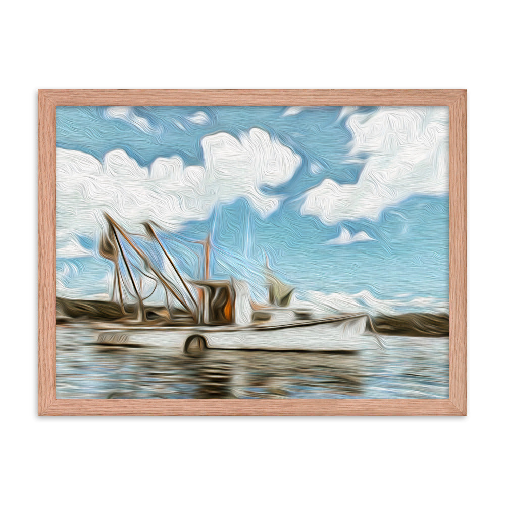 Framed Poster - The Fishing Boat