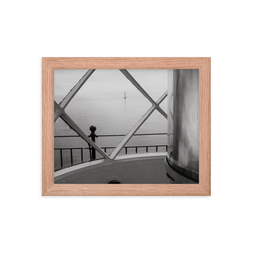 Framed Poster - View From The Lighthouse