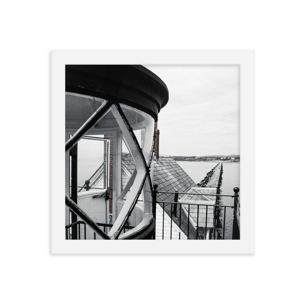 Framed Poster - The Breakwater Lighthouse