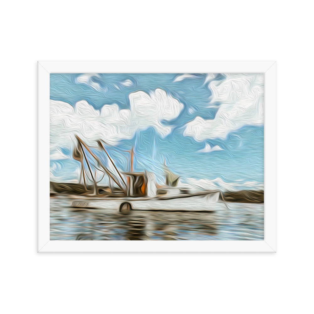 Framed Poster - The Fishing Boat