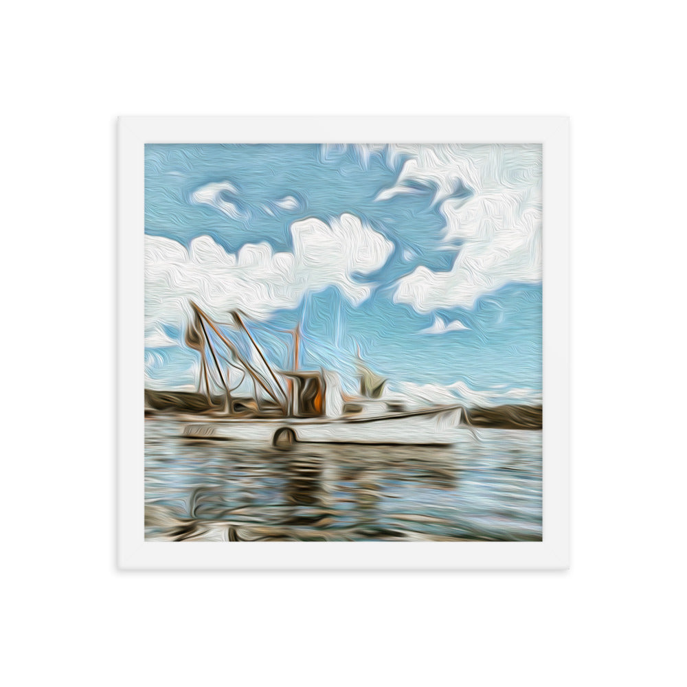 Framed Poster - The Fishing Boat