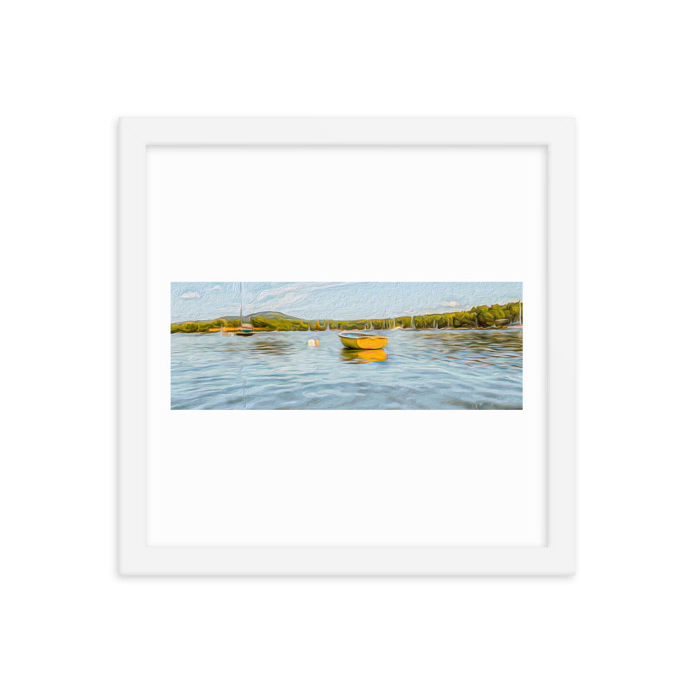 Framed Poster - The Yellow Boat