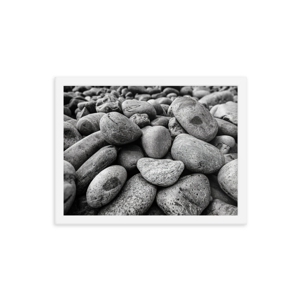 Framed Poster - Rocks On The Beach