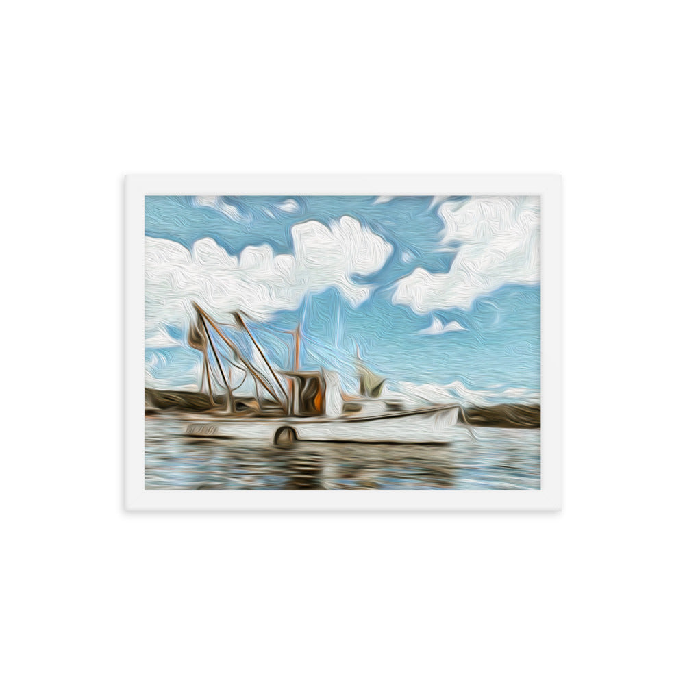 Framed Poster - The Fishing Boat