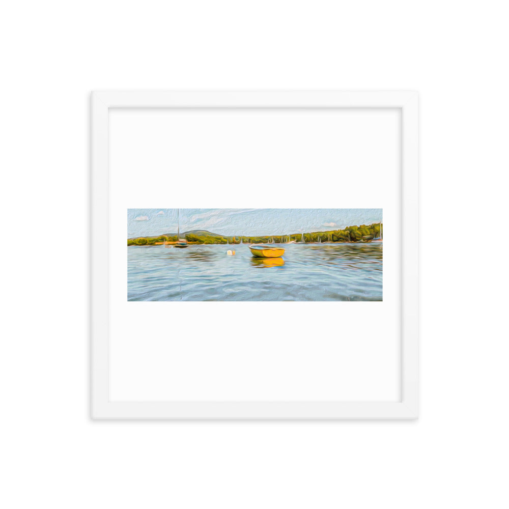 Framed Poster - The Yellow Boat