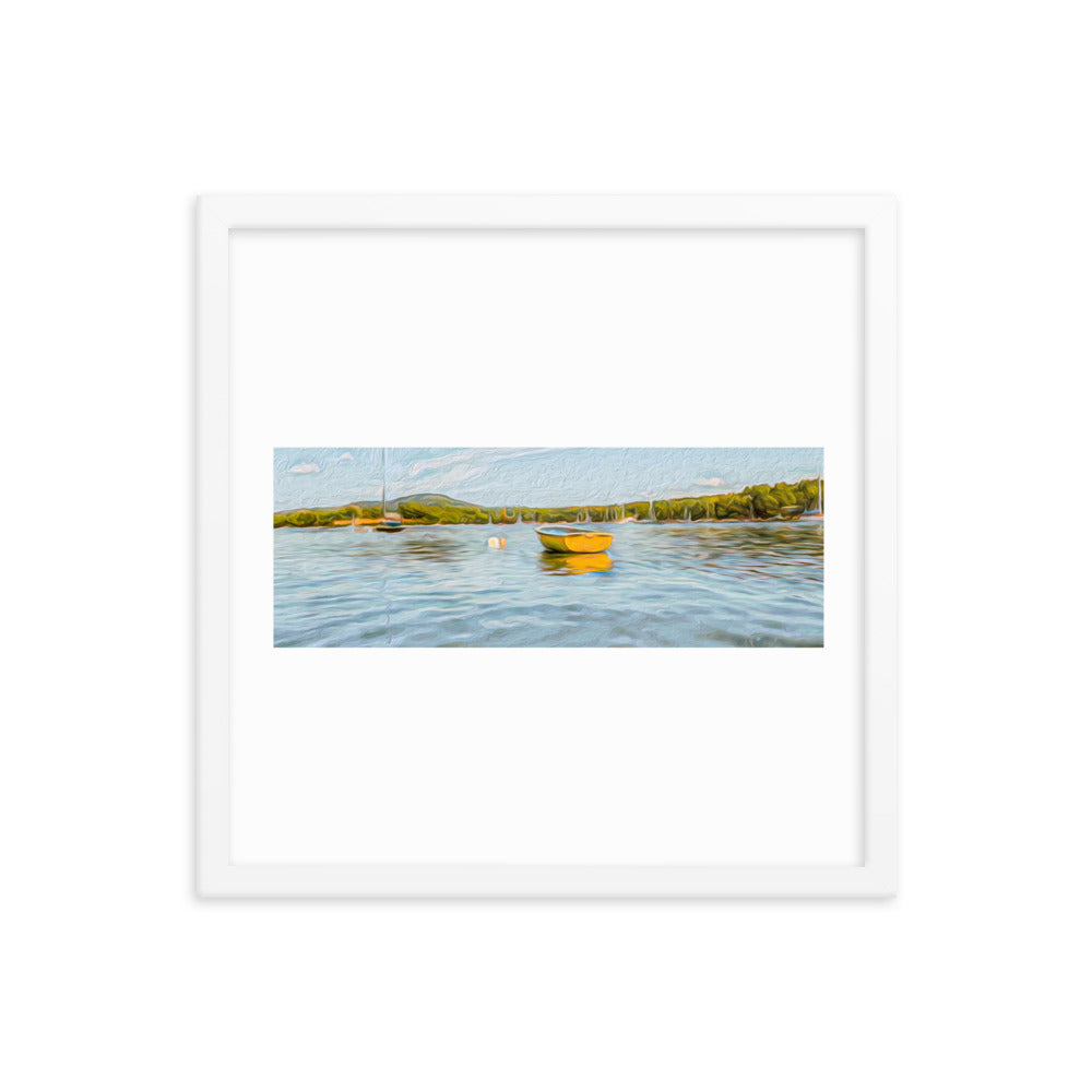 Framed Poster - The Yellow Boat