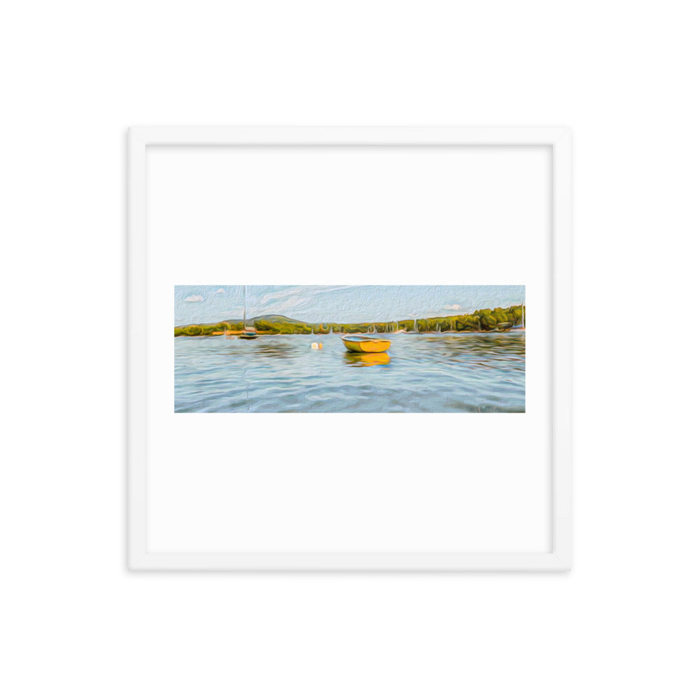 Framed Poster - The Yellow Boat