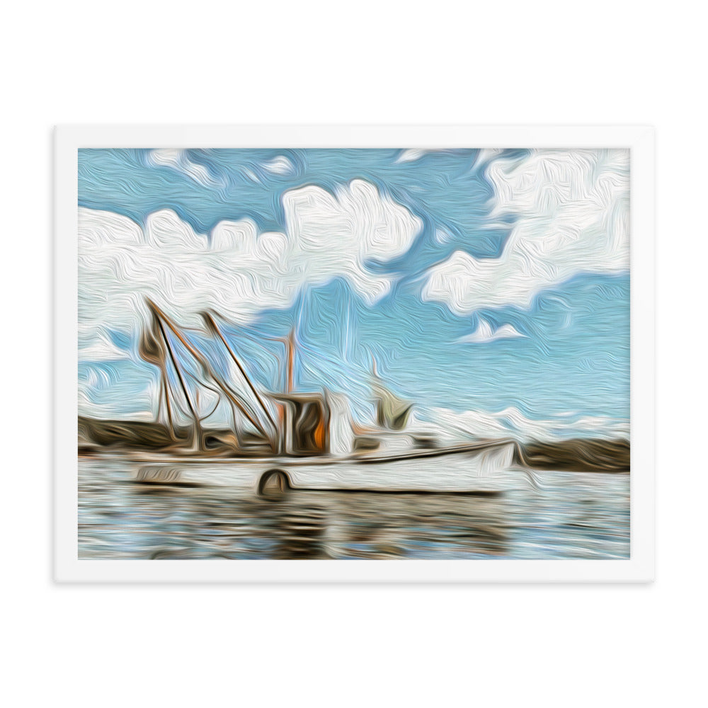 Framed Poster - The Fishing Boat