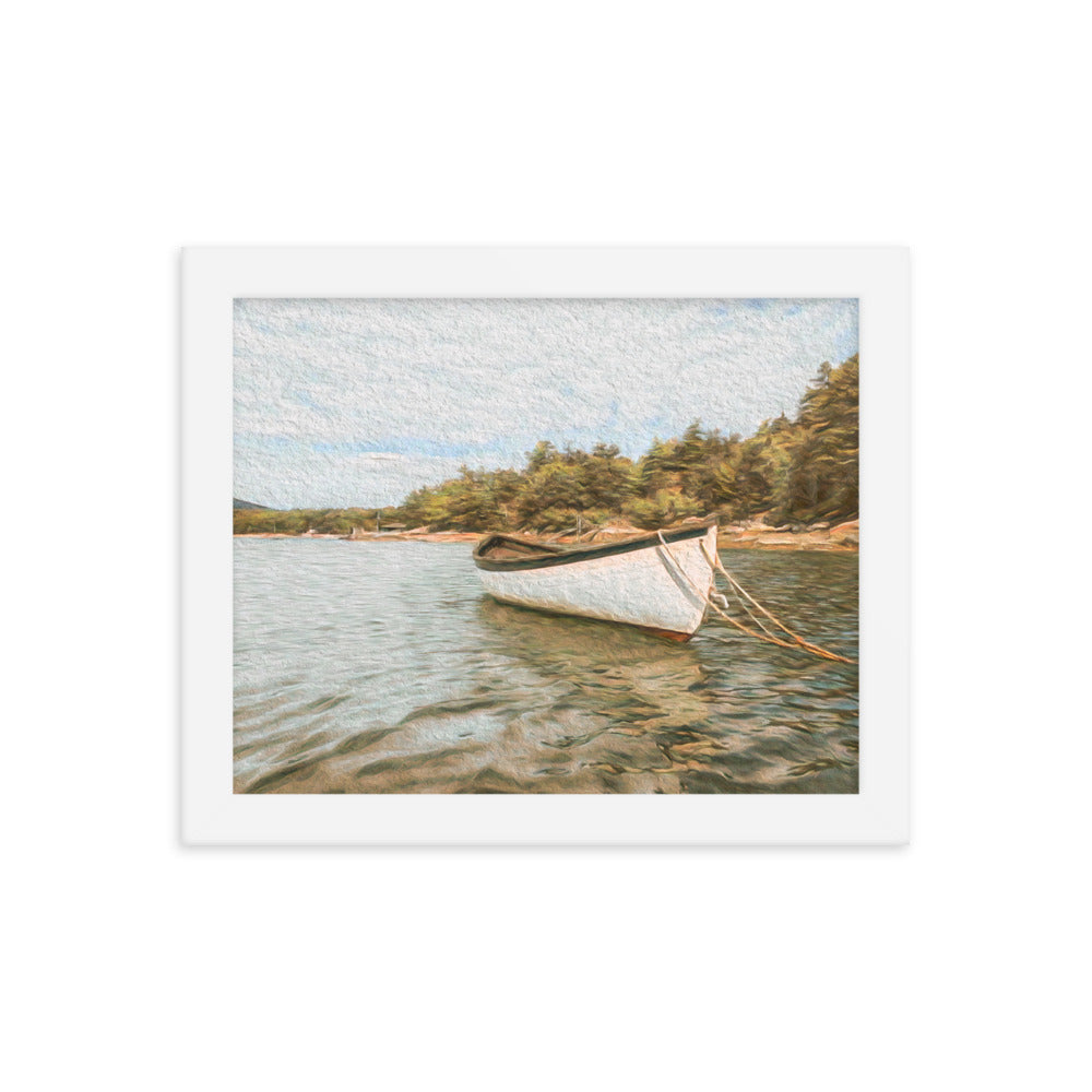 Framed Poster - The Rowboat