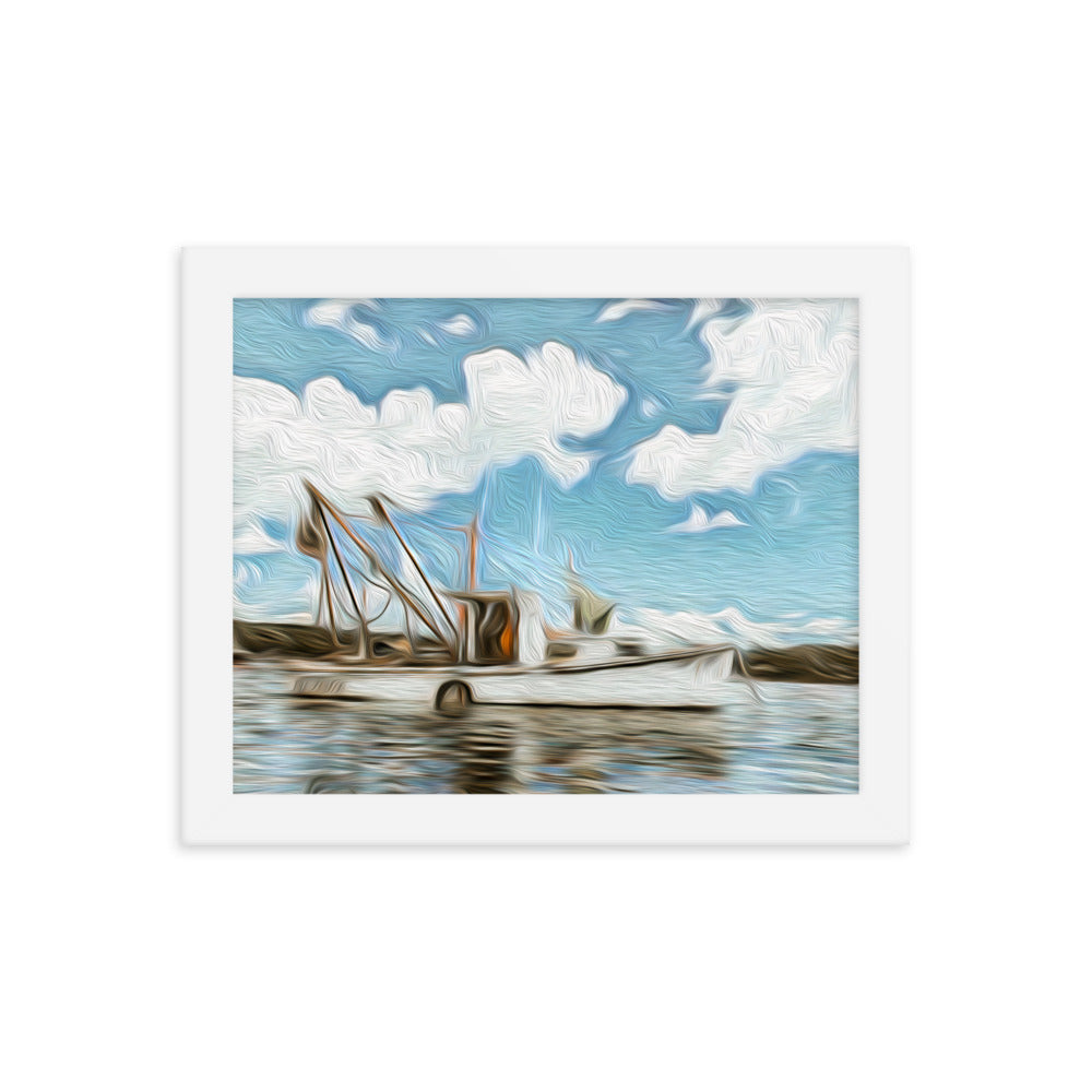 Framed Poster - The Fishing Boat