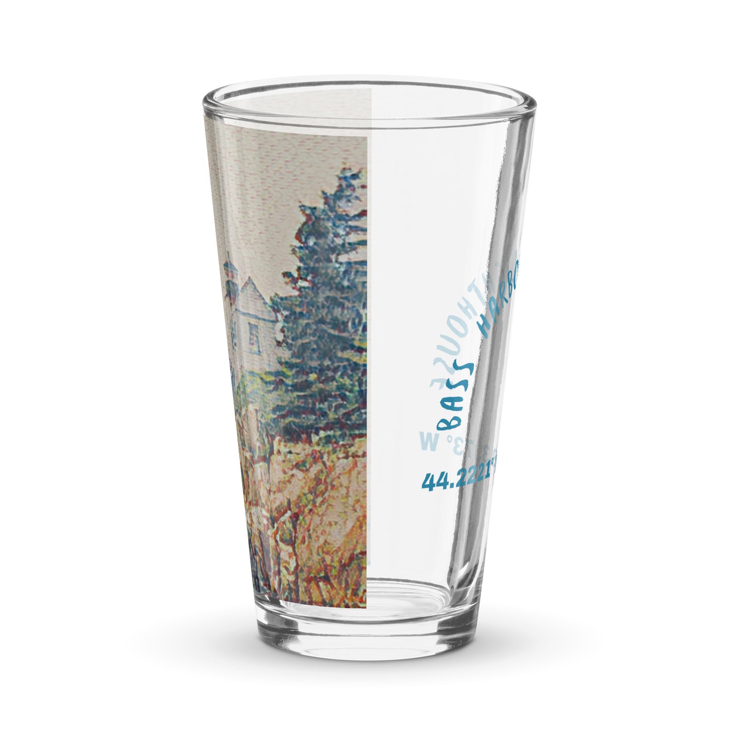 Pint Glass - Bass Harbor Lighthouse