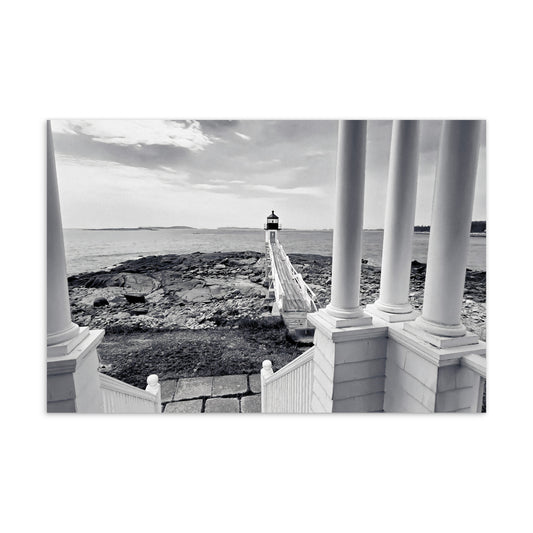 The Porch At Marshall Point Lighthouse Postcard