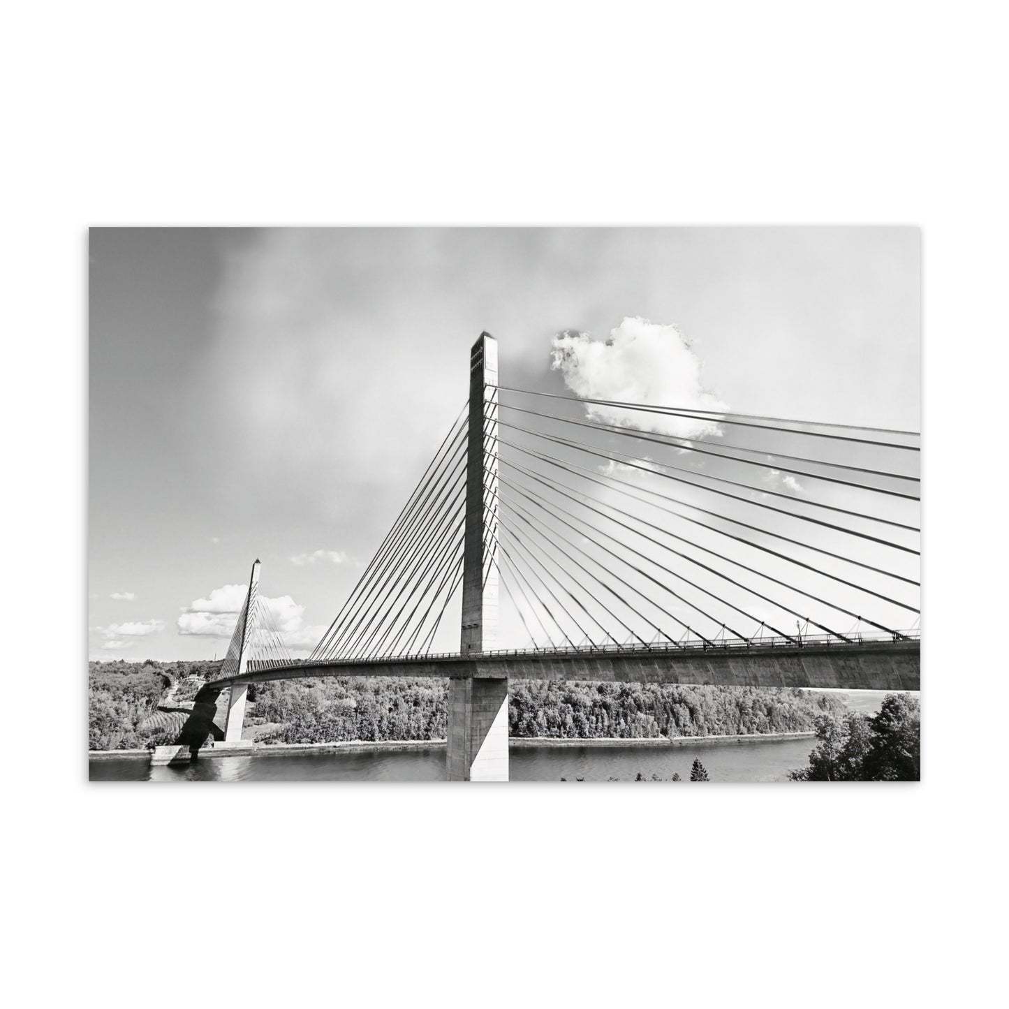 Penobscot Narrows Bridge Postcard