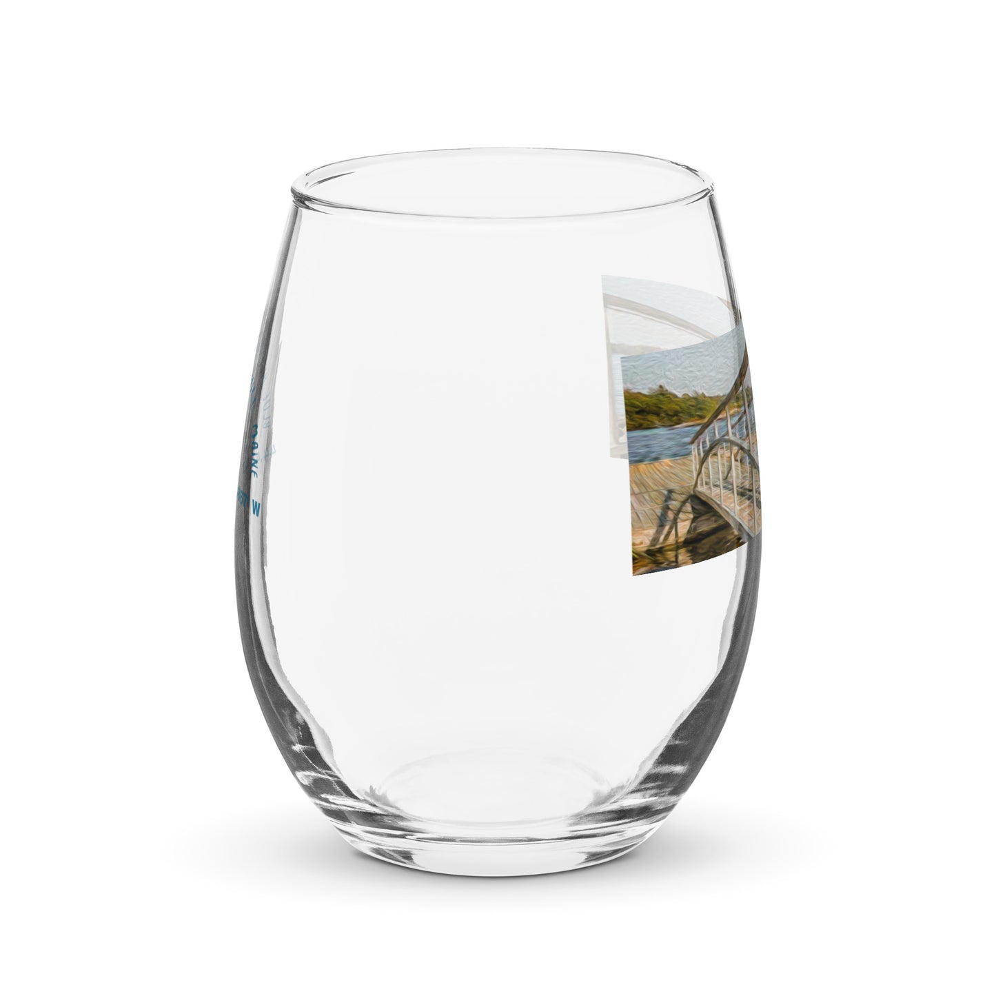 Stemless Wine Glass - To The Bay