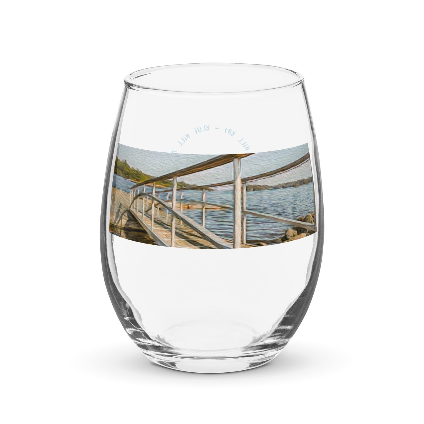 Stemless Wine Glass - To The Bay