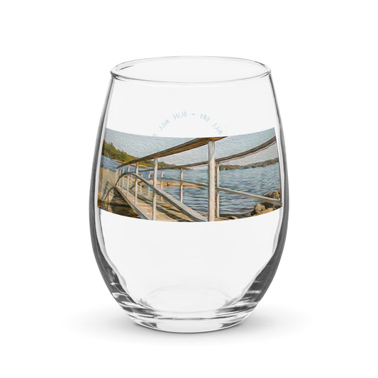 Stemless Wine Glass - To The Bay