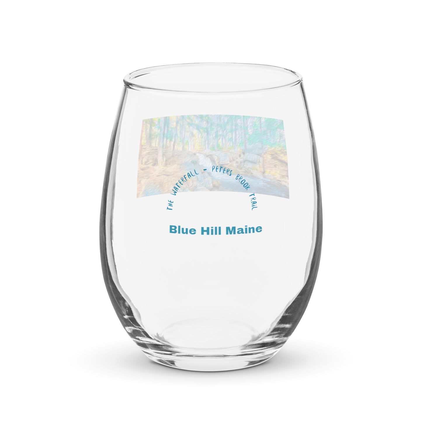 Stemless Wine Glass - Peters Brook Falls