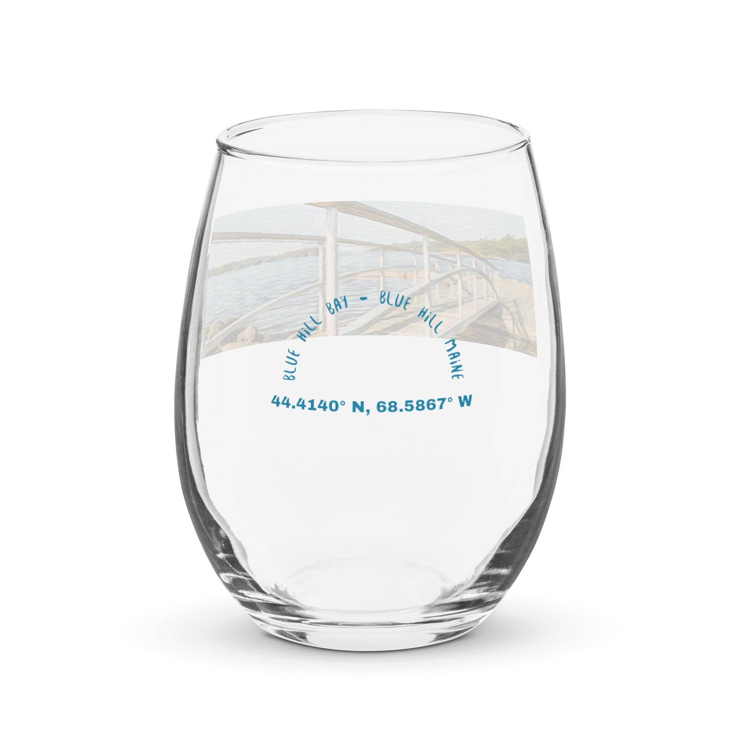 Stemless Wine Glass - To The Bay