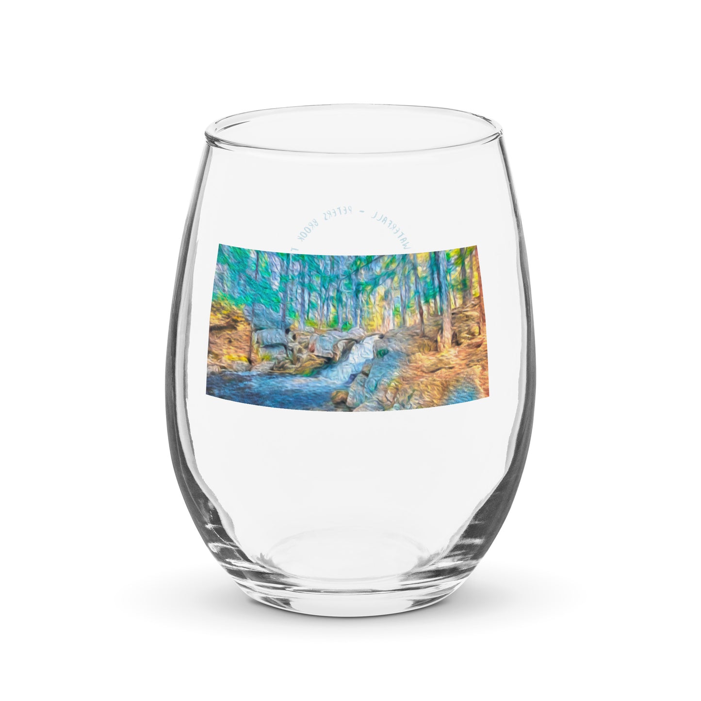 Stemless Wine Glass - Peters Brook Falls